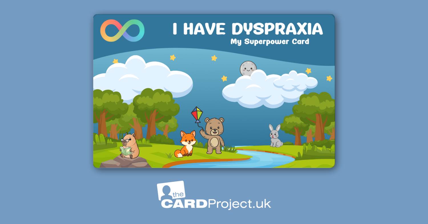 Dyspraxia My Superpower Card